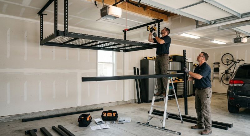 Ceiling Rack Installation in Frederick, MD