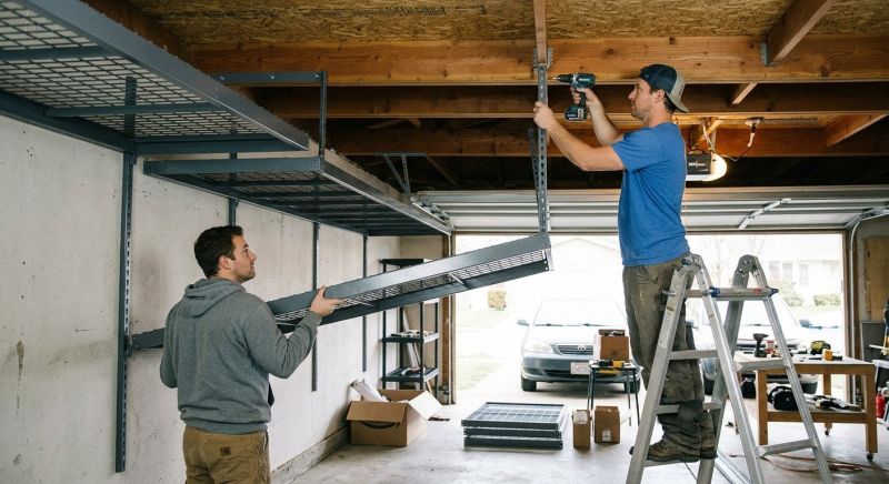 Ceiling Rack Installation in Bethesda, MD