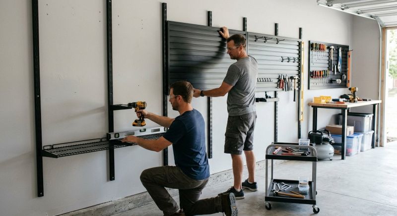 Garage Tool Rack Installation in Annapolis, MD