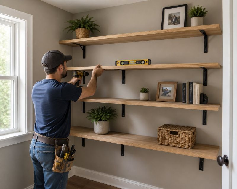 Overhead Shelving Installation in Greensboro, NC