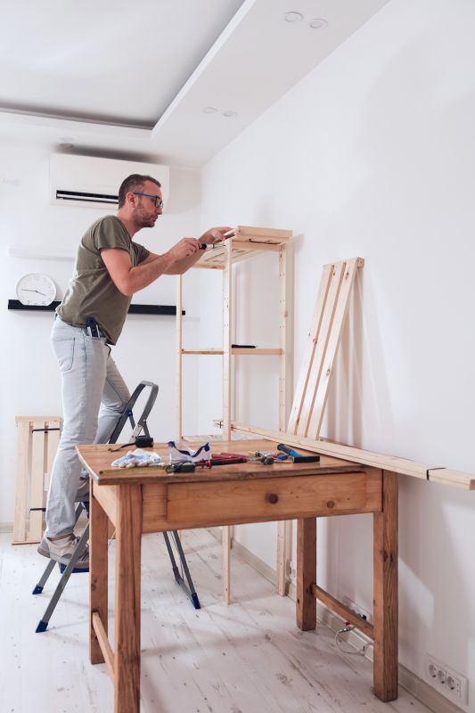 Carpenters for Shelf Installation